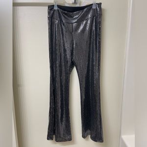No Boundaries Sequin Disco Bell Bottom Pants